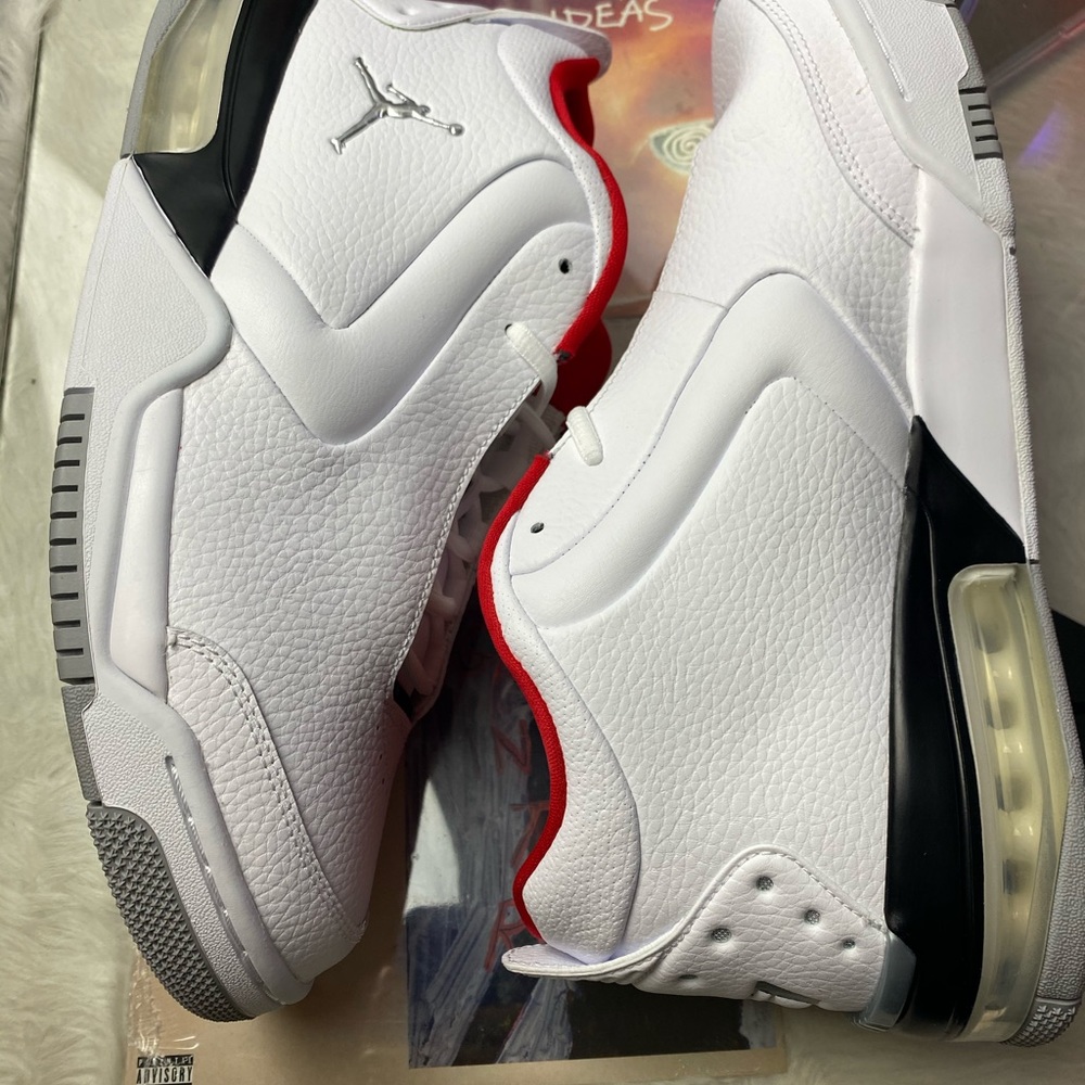 🆕  Air Jordan Big Fund White Silver - Mens Sizes - Picture 6 of 11